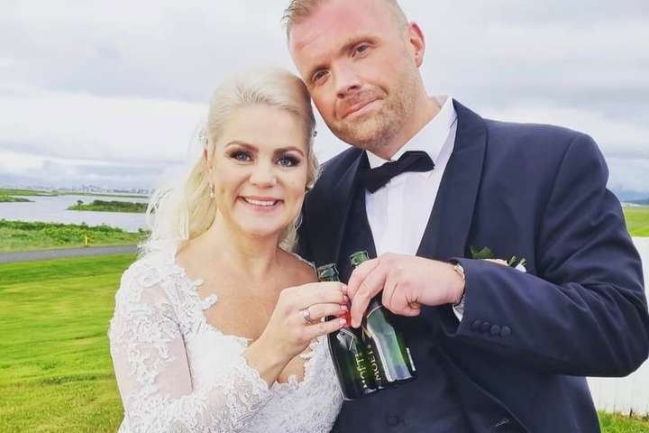Söngdívan Heiða Ólafsdóttir og Helgi Páll gengu í það heila í kvöld
