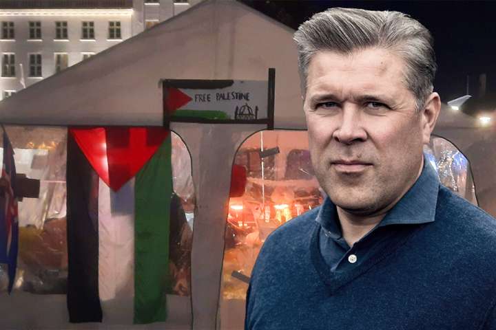 Mótmælir mótmælunum – Vill herða reglur og auka landamæraeftirlit: „Þessar dapurlegu tjaldbúðir“