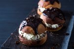 Gómsætar bollur með mokkakremi