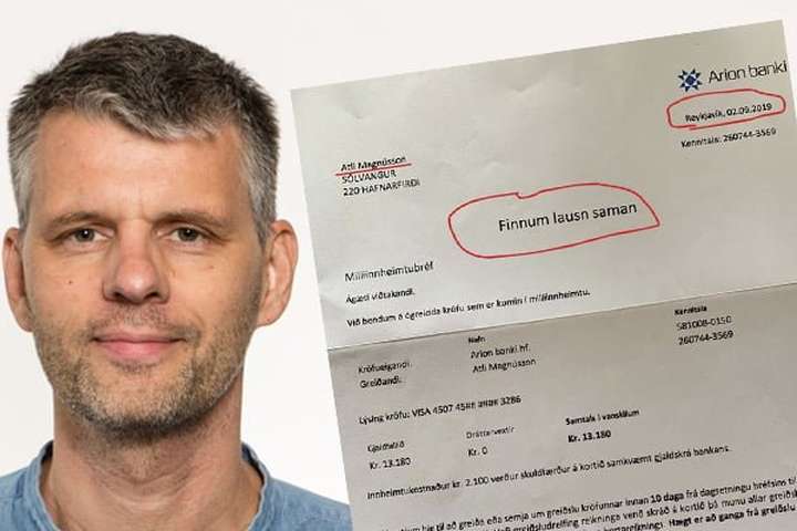 Arion banki rukkar látinn mann: Sonur hans skorar á bankann að gera góðverk og hætta að særa fólk með ónærgætni sinni